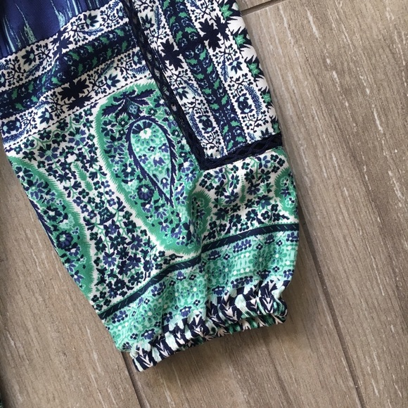 Lucky Shirtdress Tunic Paisley Dress - Picture 6 of 7